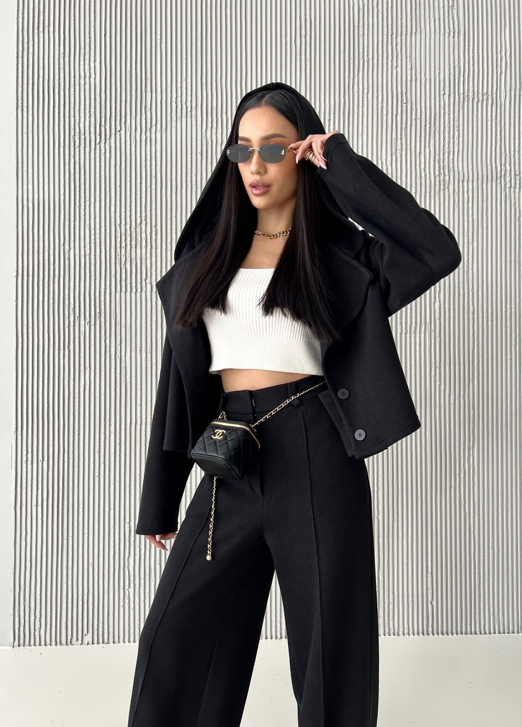 Стильный костюм двойка - жакет и кюлоты Jadone Fashion (270844639)