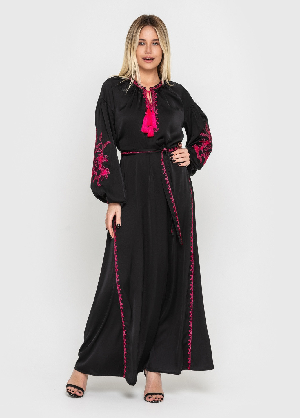 Платье с вышивкой из шелка BeART сукня (258659171)
