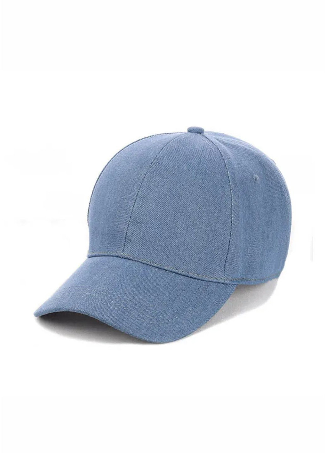 Однотонная кепка бейсболка без логотипа Джинсовый S/M New Fashion бейсболка (257875972)