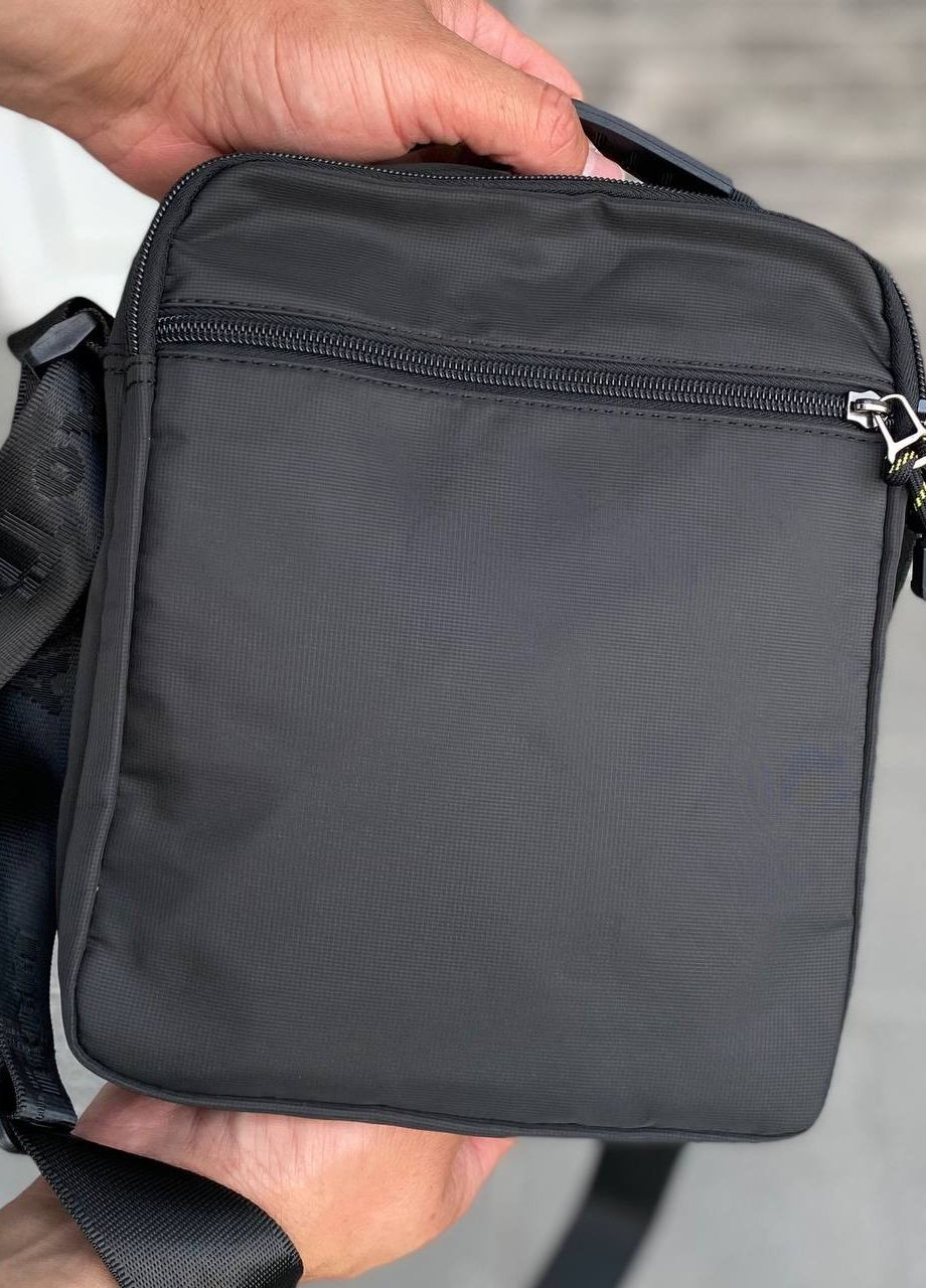 Чоловіча чорна сумка через плече барсетка месенджер Aoitan 1.0 JP (263943394)
