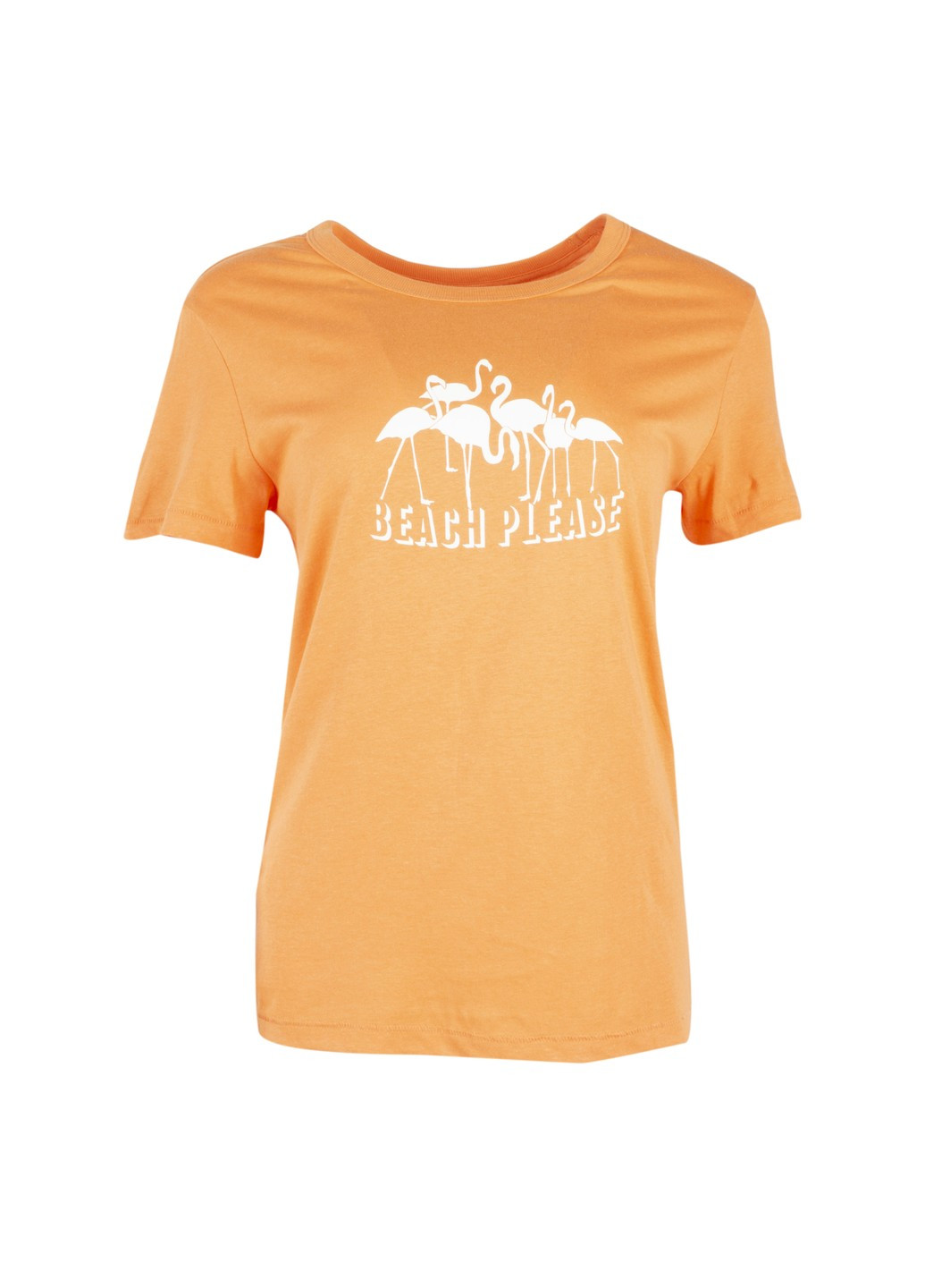 Оранжевая женская футболка JDY