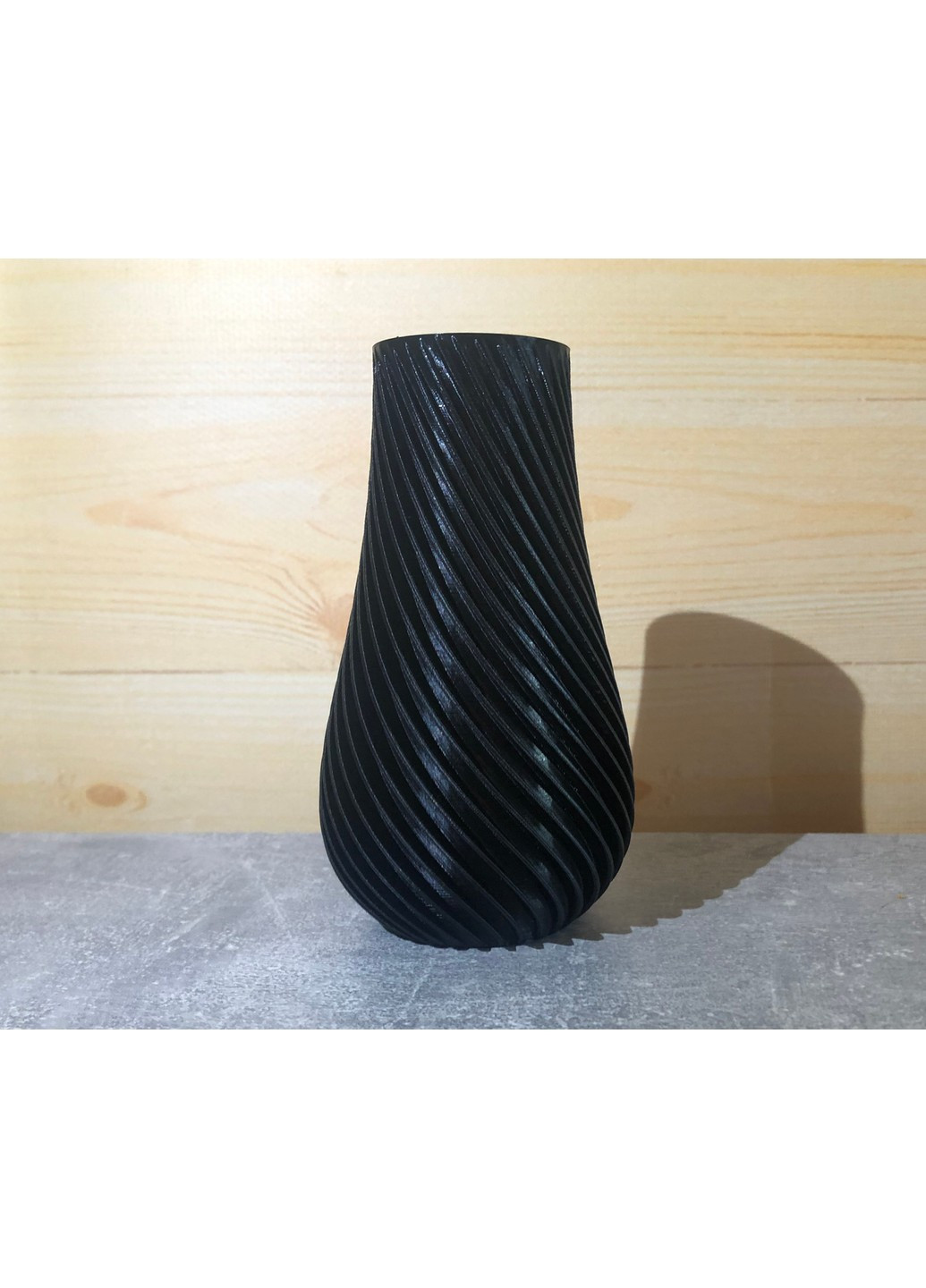 Декоративная, тонкостенная ваза «Спираль» ЗаСвіт (261555554)