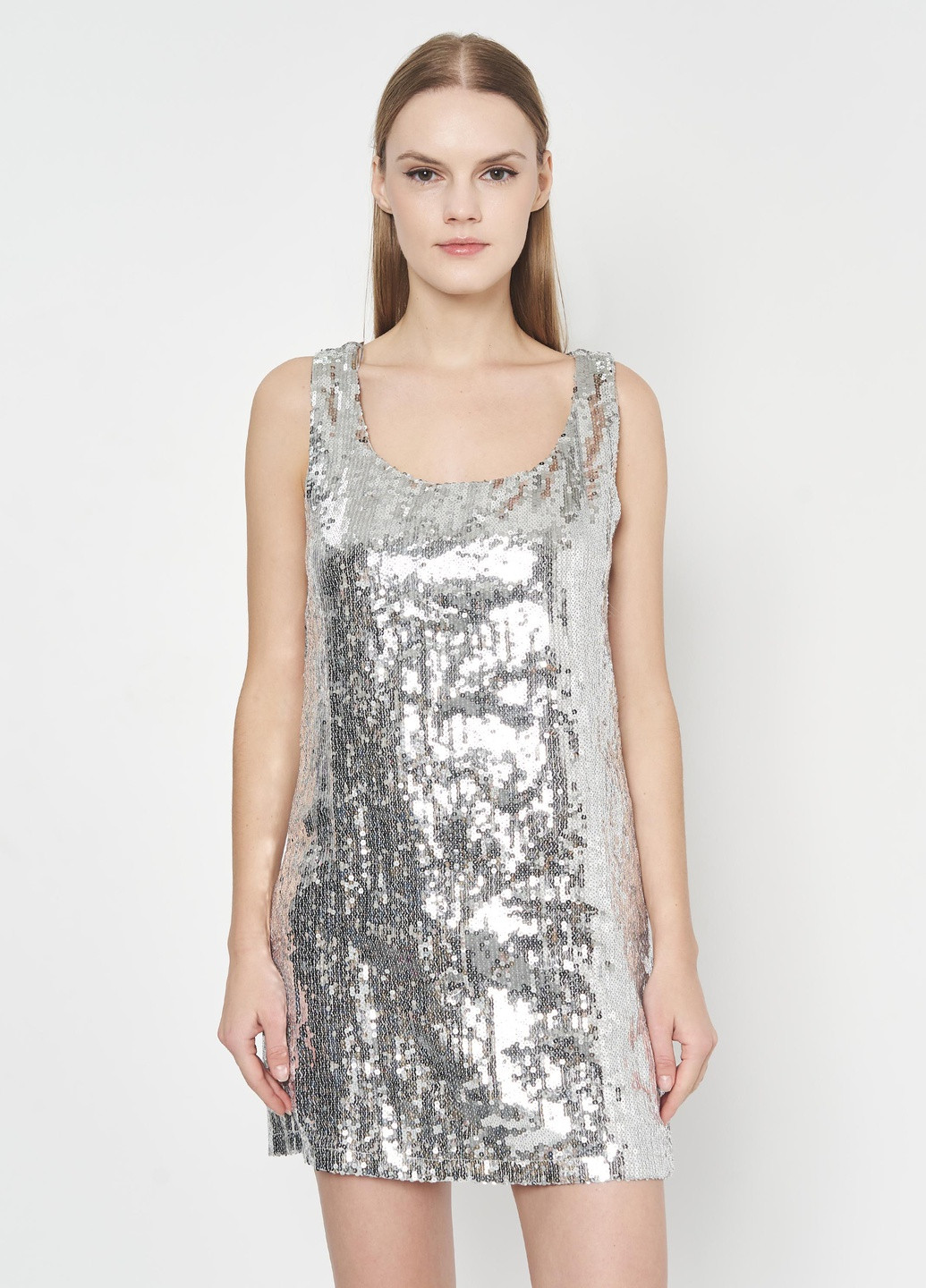 Серебряное вечірня сукня,сріблястий, Terranova