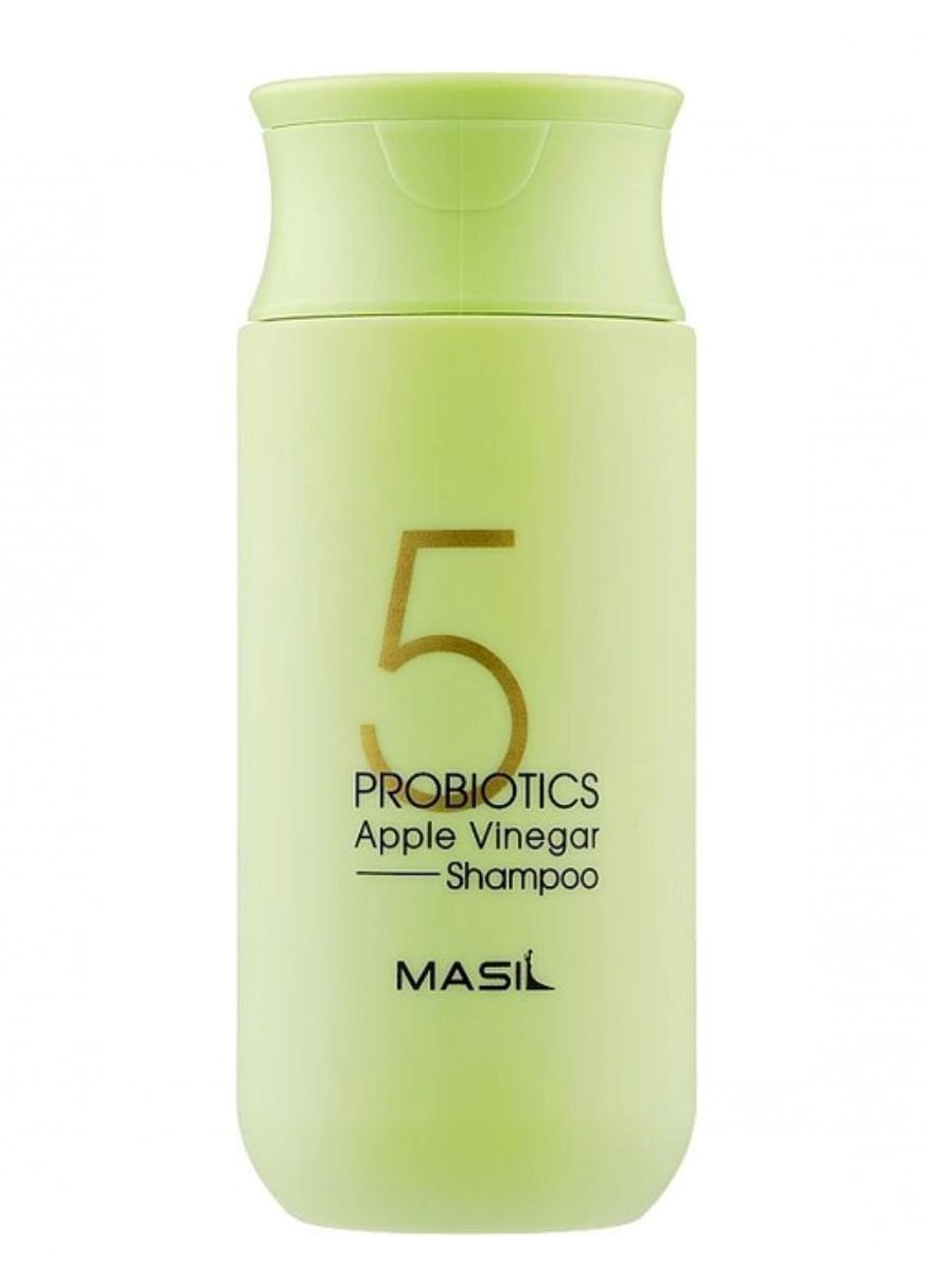Мягкий бессульфатный шампунь с проботиками и яблочным уксусом 5 Probiotics Apple Vinegar Shampoo 150 ml MASIL (267158916)
