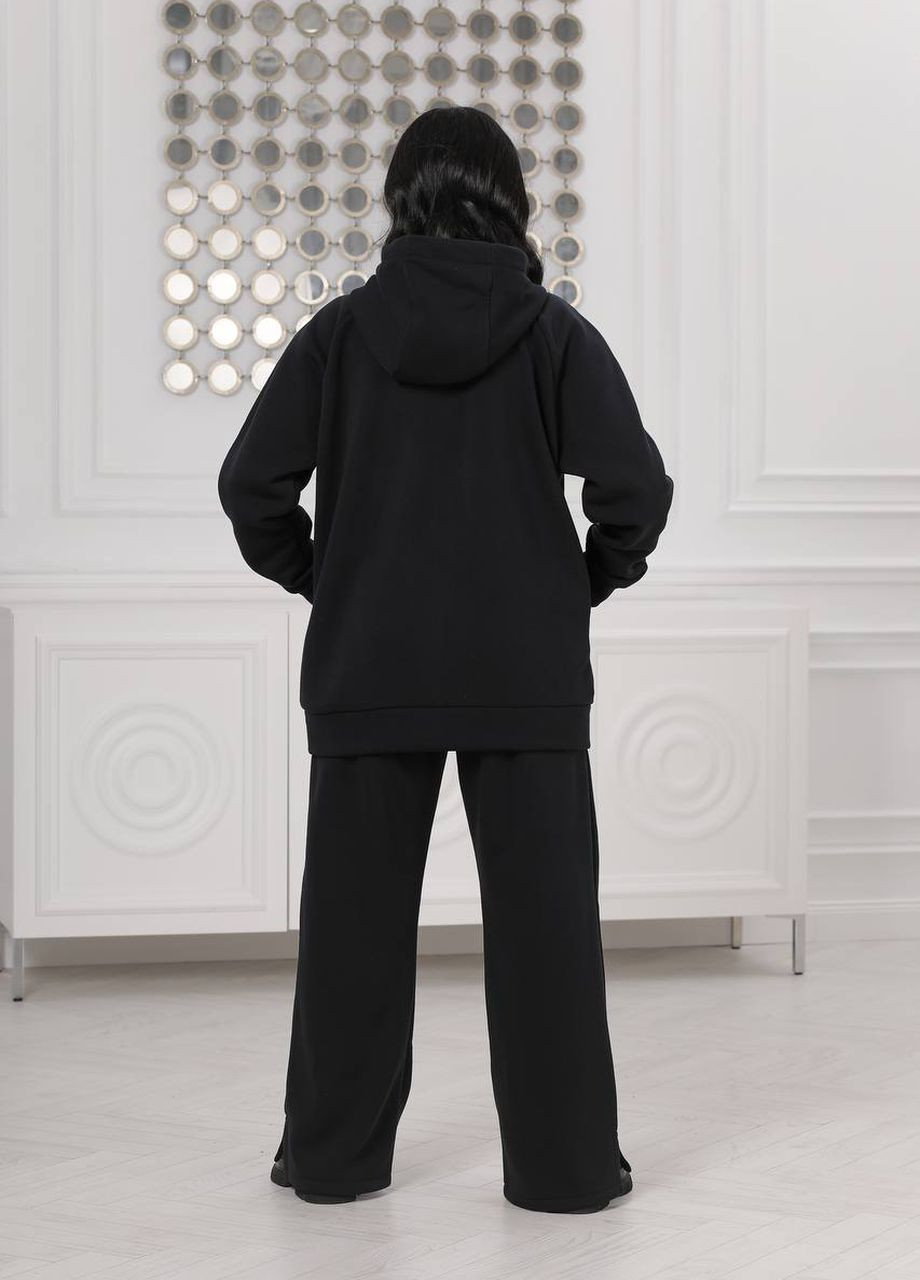 Женский прогулочный костюм двойка цвет черный р.50/52 446880 New Trend (271557825)