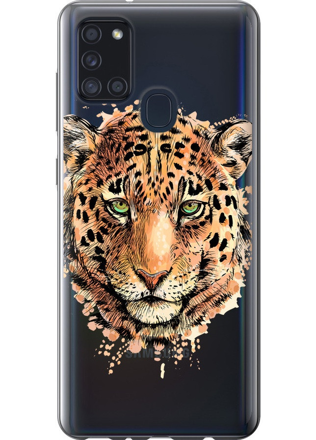 Силіконовий чохол 'Леопард v2' для Endorphone Samsung Galaxy A21s A217F (258092399)