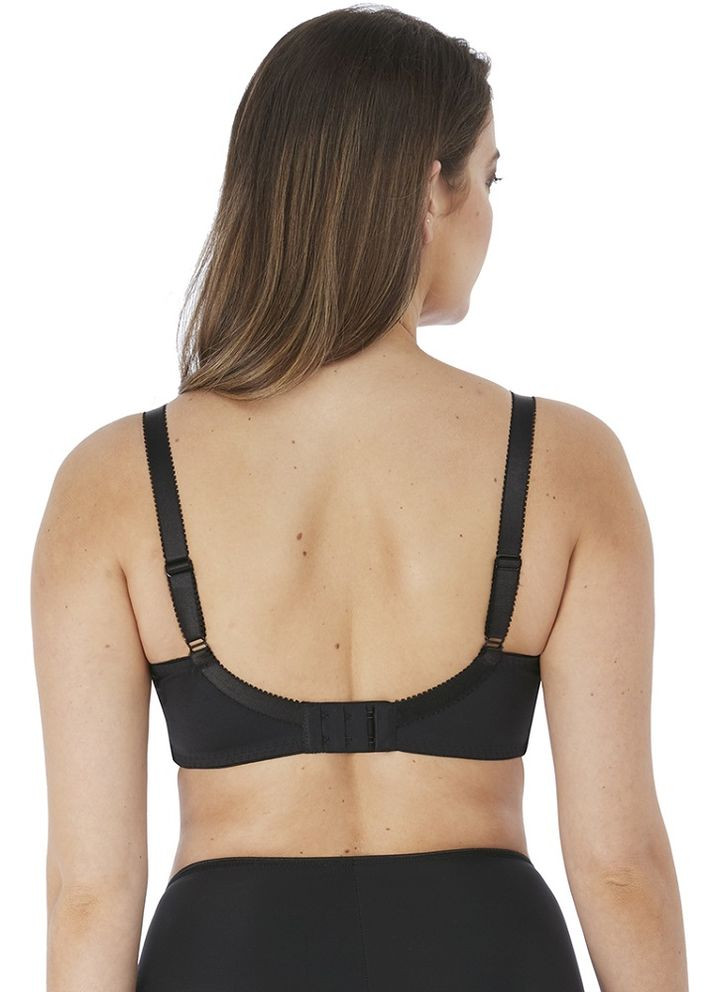 Чёрный балконет бюстгальтер 6703 Fantasie с косточками полиамид, полиэстер, эластан