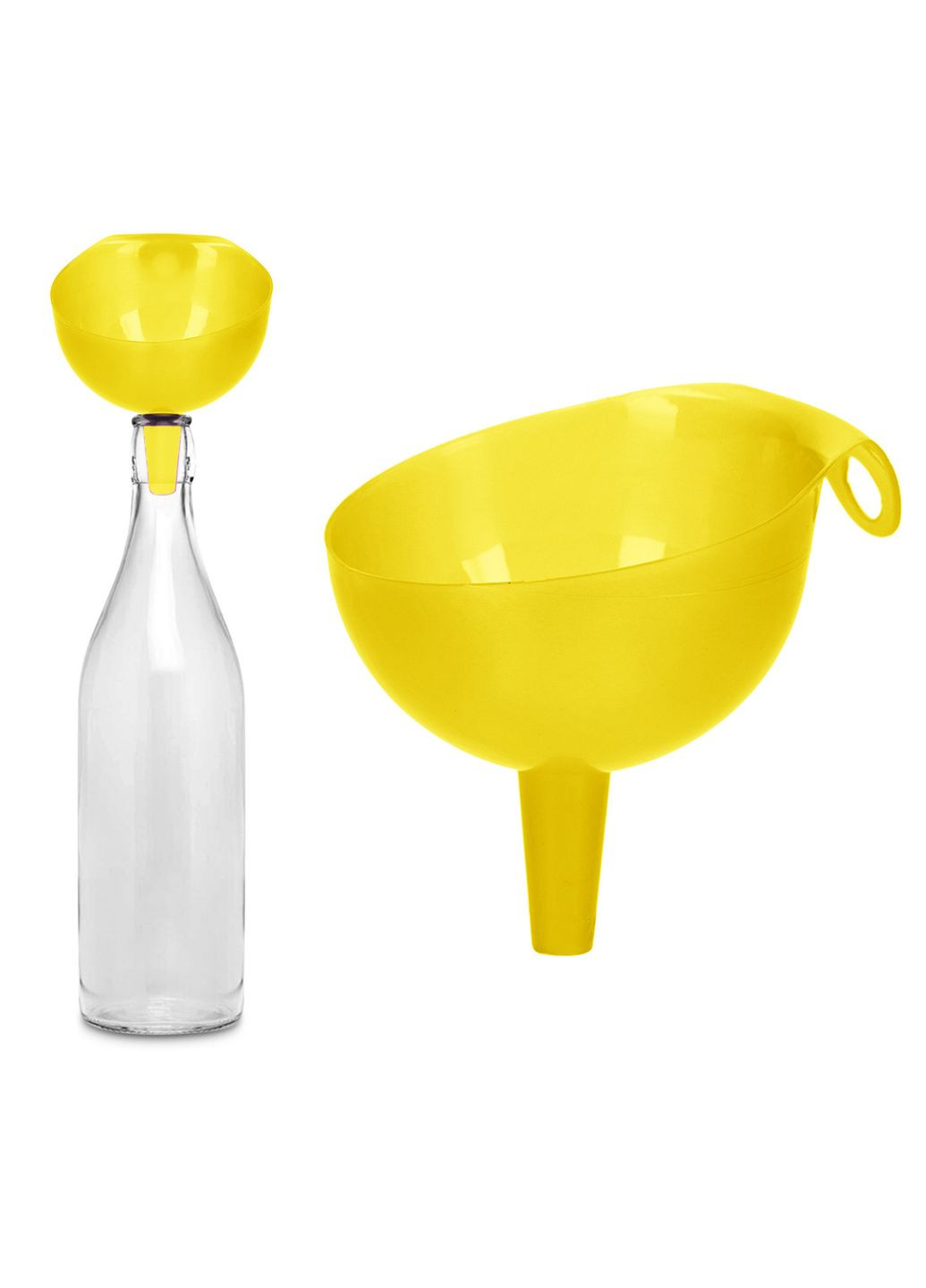 Лійка зливна воронка пластмасова на банку Kitchette (274060208)