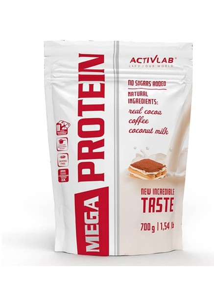 Mega Protein 700 g /21 servings/ Chocolate Strawberry ActivLab (257267830)