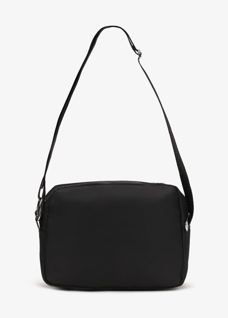 Женская классическая сумка кросс-боди на ремешке на три отдела черная No Brand (273232534)