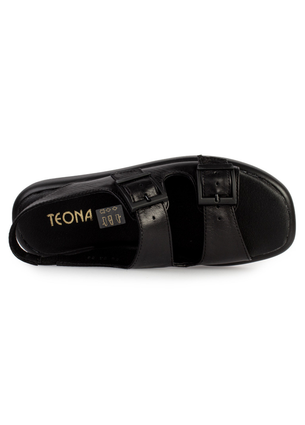 Черные босоножки женские бренда 8301401_(1) Teona на кнопках