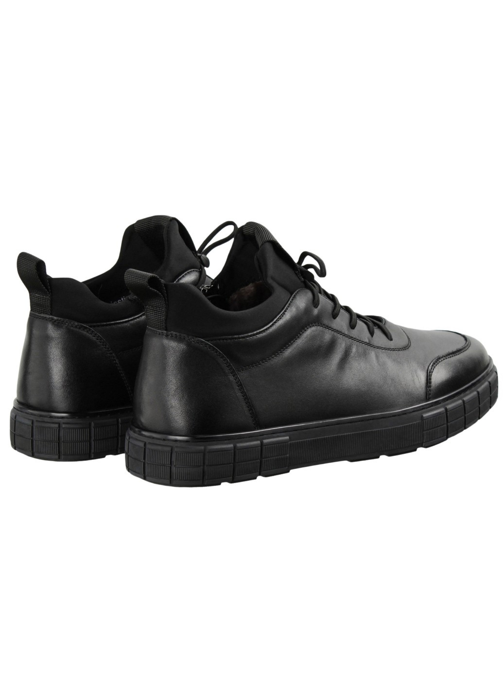 Черные зимние мужские ботинки 199807 Berisstini