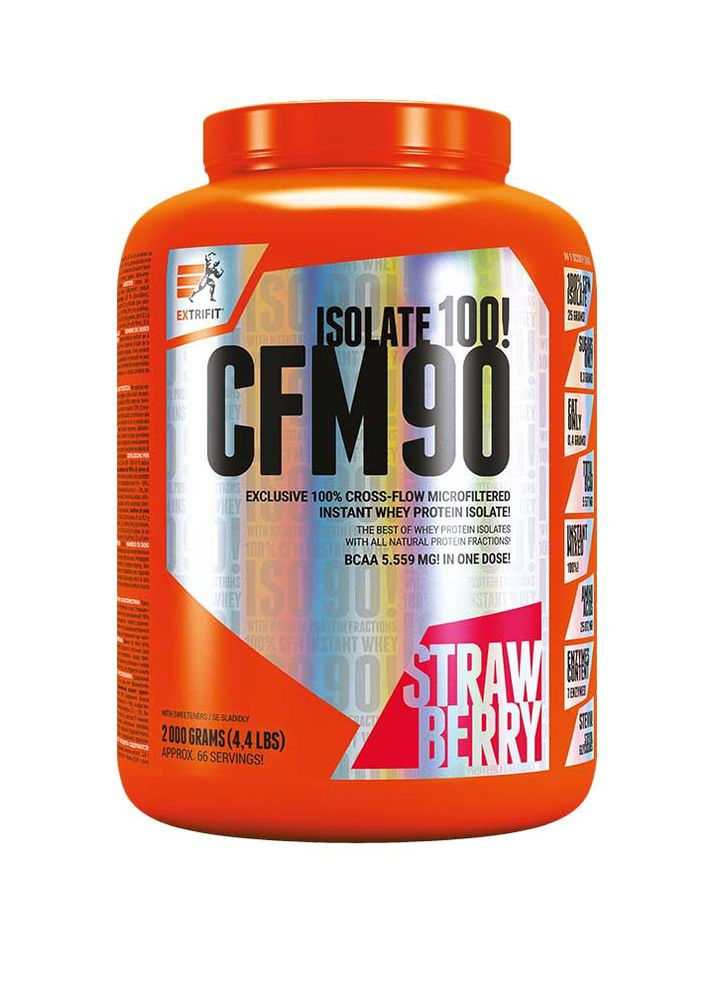 Протеїн CFM Instant Whey Isolate 90 2000 g (Strawberry) Extrifit (264074358)