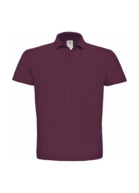 Бордовая футболка-тенниска для мужчин B&C