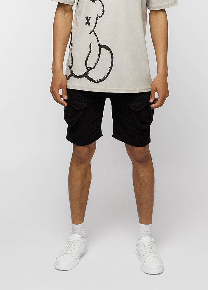 Чоловічі шорти карго колір чорний ЦБ-00219146 Jack johnson (259498613)