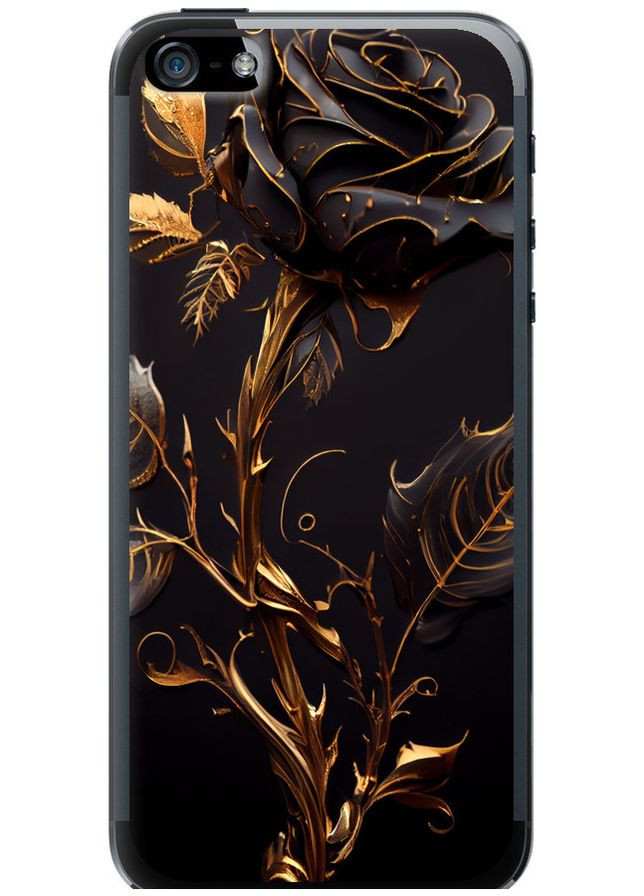 Силиконовый чехол 'Роза 3' для Endorphone apple iphone 5 (267499543)