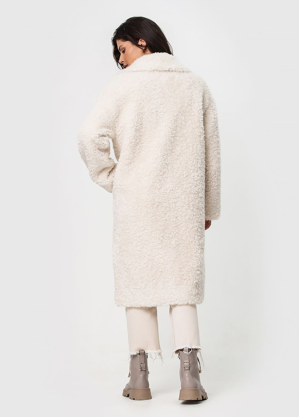 Шуба-пальто из натуральной шерсти модель Esocco 2119 (271140564)