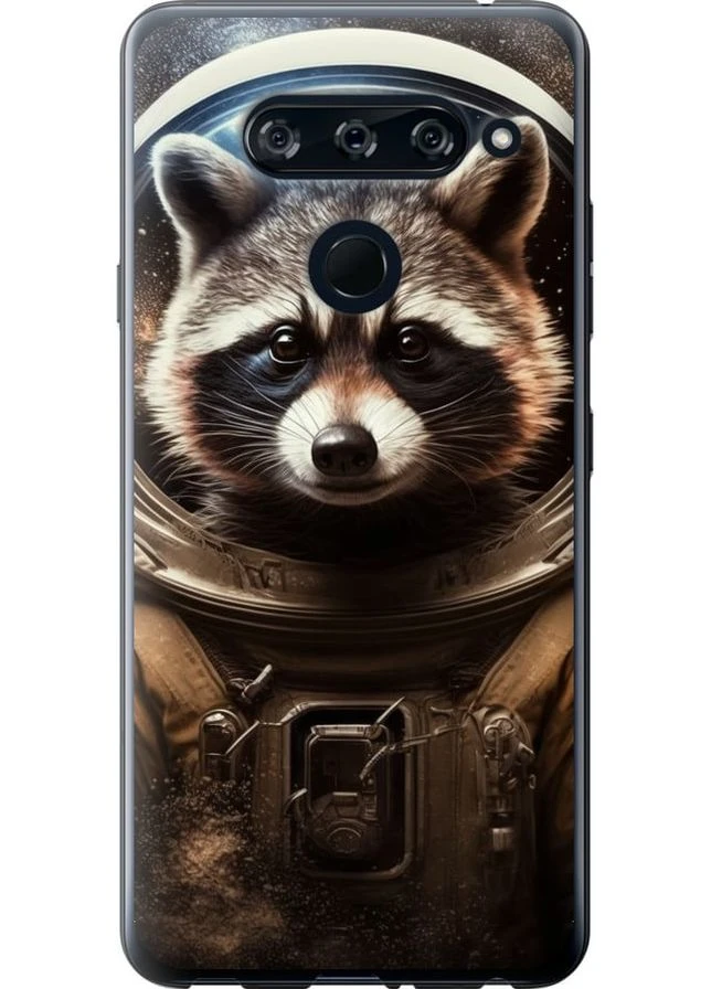 2D пластиковый чехол 'Raccoon austronaut' для Endorphone LG V40 ThinQ (276314306)