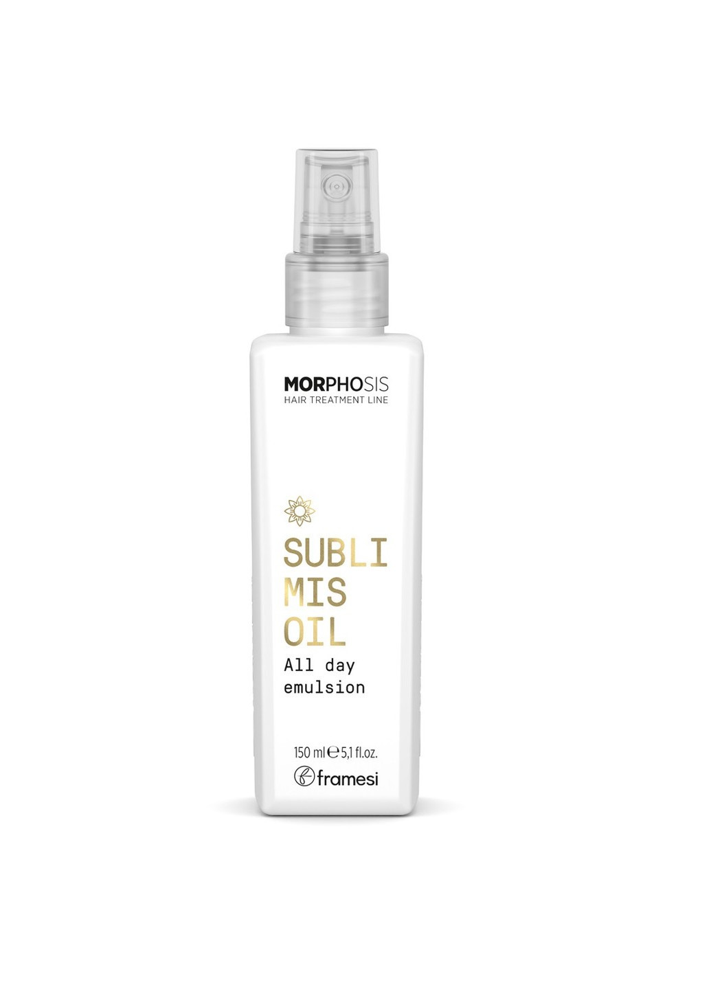 Питательная эмульсия для сухих волос с витамином Е Morphosis Sublimis Oil All Day Emulsion 150 мл Framesi (260478875)