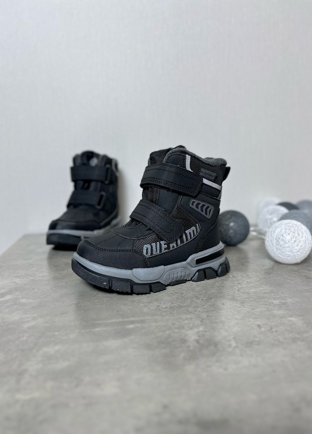 Черные повседневные зимние термоботинки Tom.M