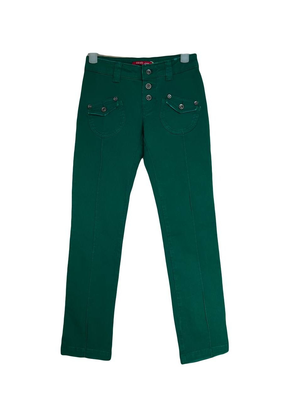 Зеленые кэжуал демисезонные брюки Liu Jo