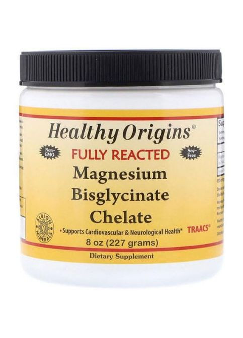 Magnesium Bisglycinate Chelate (TRAACS) 8 OZ 227 g /113 servings/ Healthy Origins (260478936)