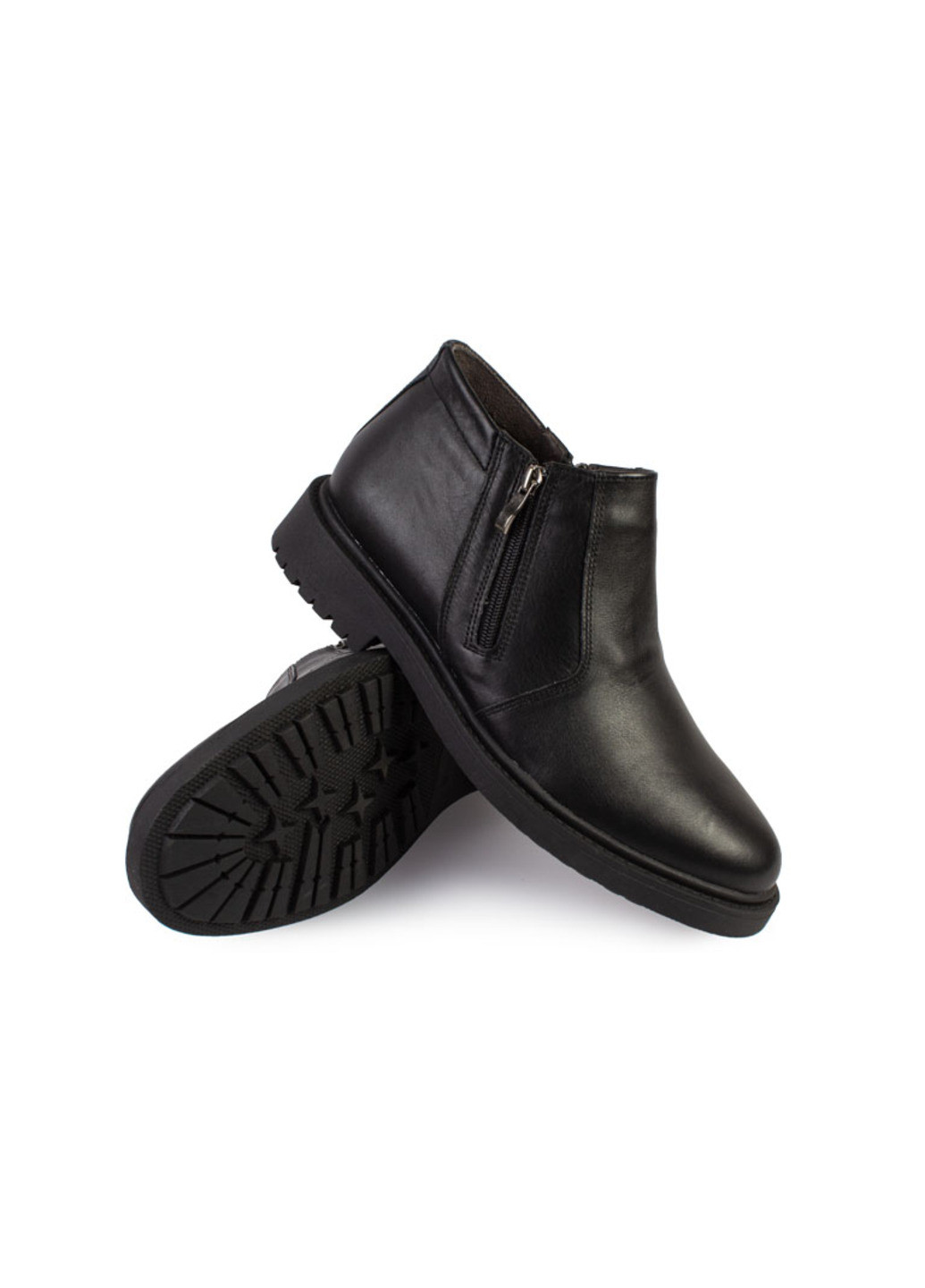 Черные зимние ботинки мужские бренда 9500987_(1) ModaMilano