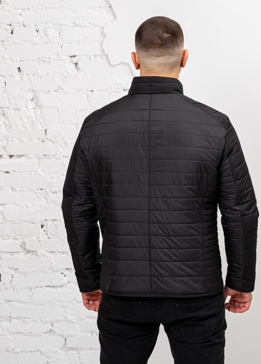 Черная демисезонная мужская весенняя куртка большого размера бренд vavalon SK