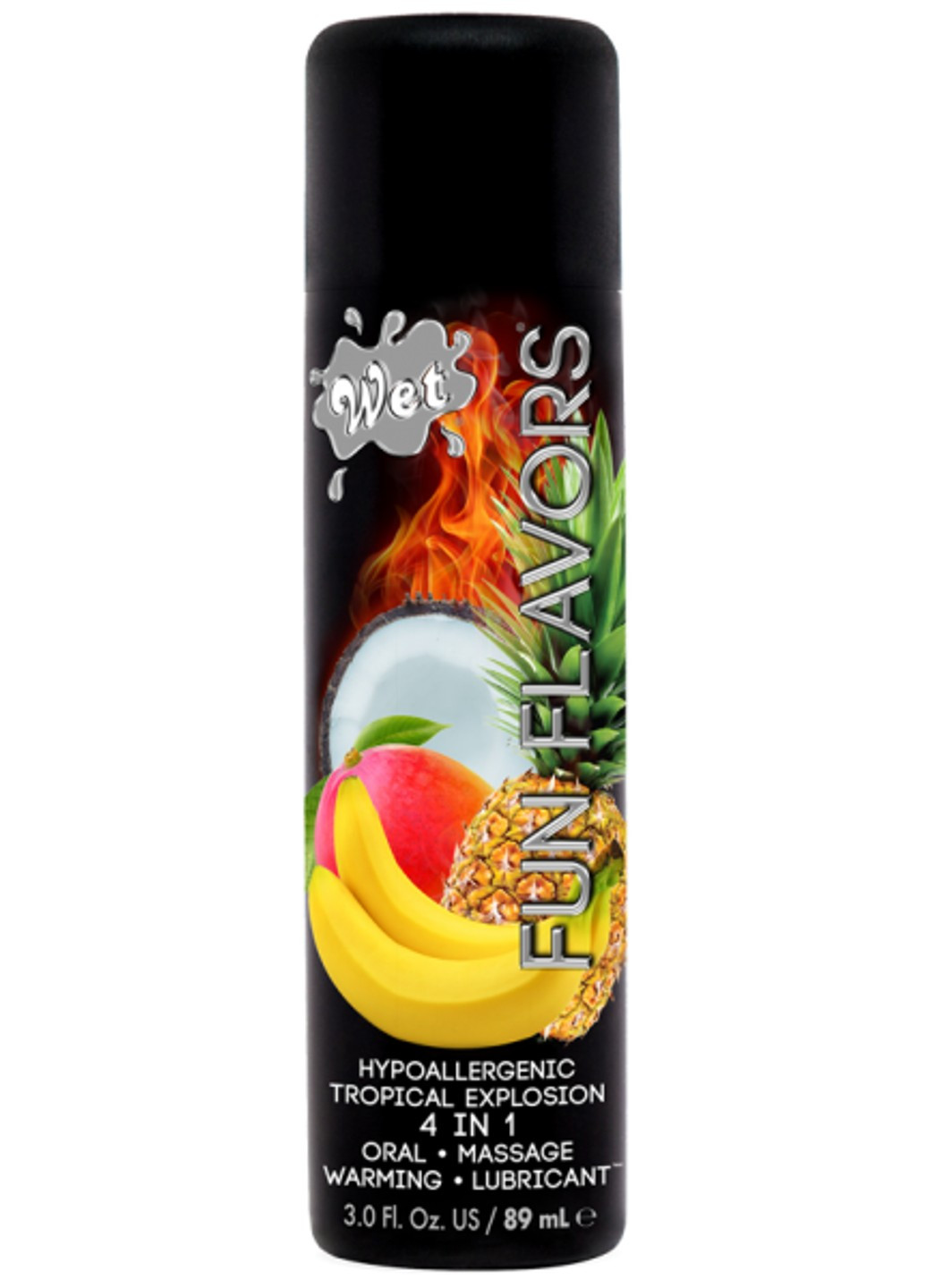 Розігріваючий лубрикант Fun Flavors Tropical Fruit Explosion (мультифрукт) 89 мл Wet (257572011)
