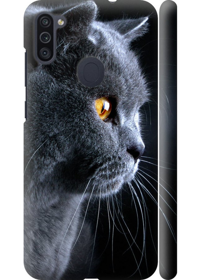 3D пластиковий матовий чохол 'Гарний кіт' для Endorphone Samsung Galaxy A11 A115F (258094788)