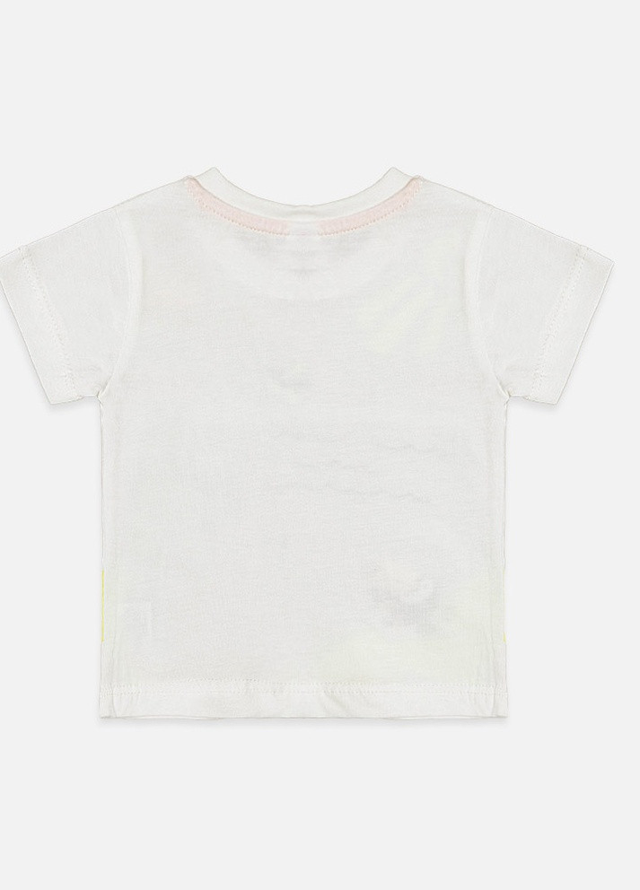 Белая летняя футболка для мальчика цвет белый цб-00220073 Difa