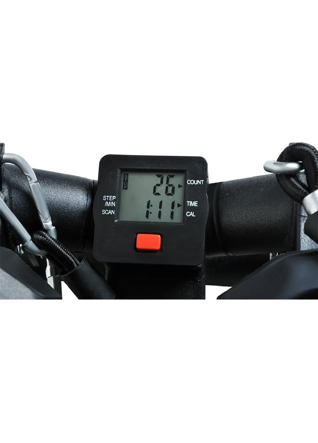 Тренажер степпер с эспандером Led монитором дисплеем для спорта тренировок упражнений 40х37х18 см (475202-Prob) Unbranded (263131994)