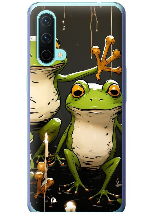 Силіконовий чохол 'Жабки 2' для Endorphone OnePlus Nord CE (266910244)