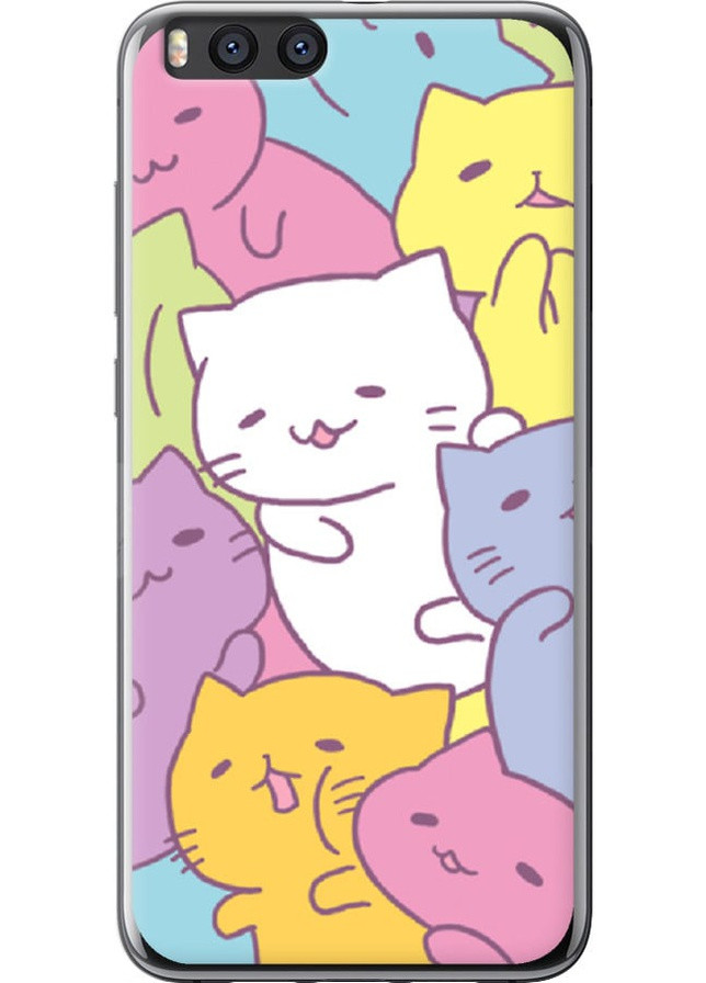 Силиконовый чехол 'Котики' для Endorphone Xiaomi Mi Note 3 (258263061)