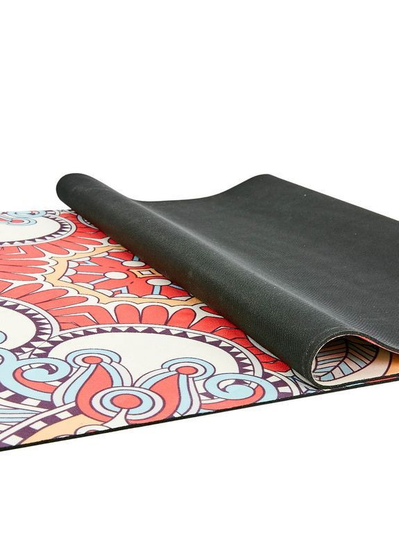 Коврик для йоги этно Красный-серый omboy No Brand (263360900)