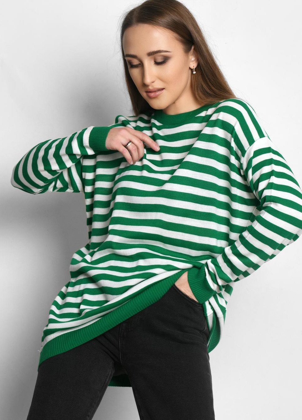 Зеленый демисезонный джемпер джемпер Carica