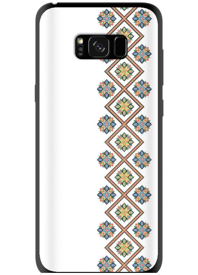 TPU чорний чохол 'Вишиванка 24' для Endorphone Samsung Galaxy S8 Plus (269352098)