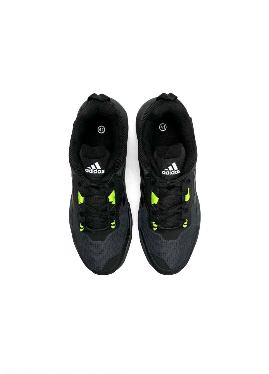 Черные демисезонные кроссовки мужские, вьетнам adidas Terrex Gore-Tex Fleece Grey Black
