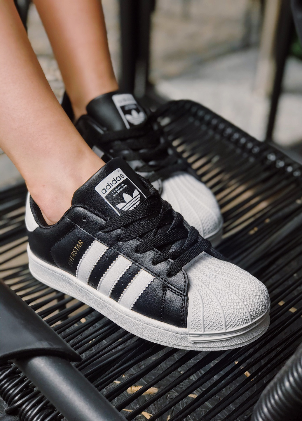Adidas black white sole 2025
