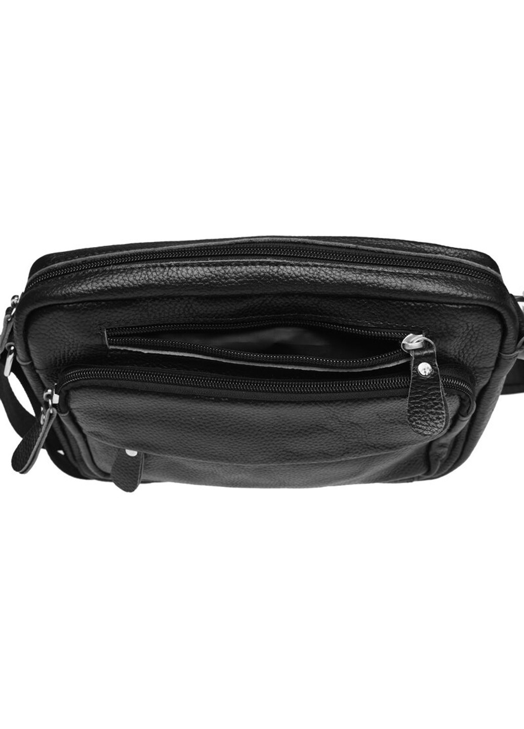Чоловічі шкіряні сумки через плече K1010-black Keizer (266143486)