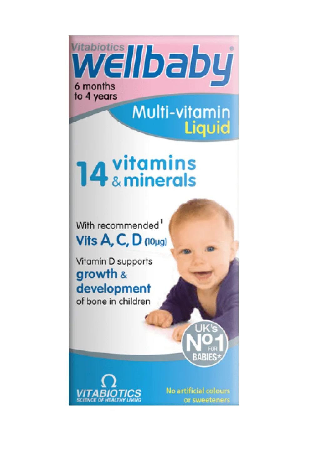 Мультивитаминная жидкость Wellbaby 150 мл No Brand (268741378)