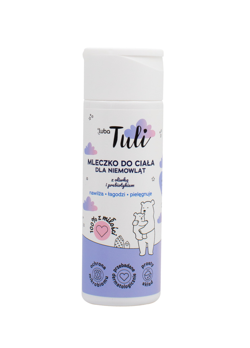 Молочко для тела Tuli с оливковым маслом и пребиотиками 200 мл Luba (261763600)
