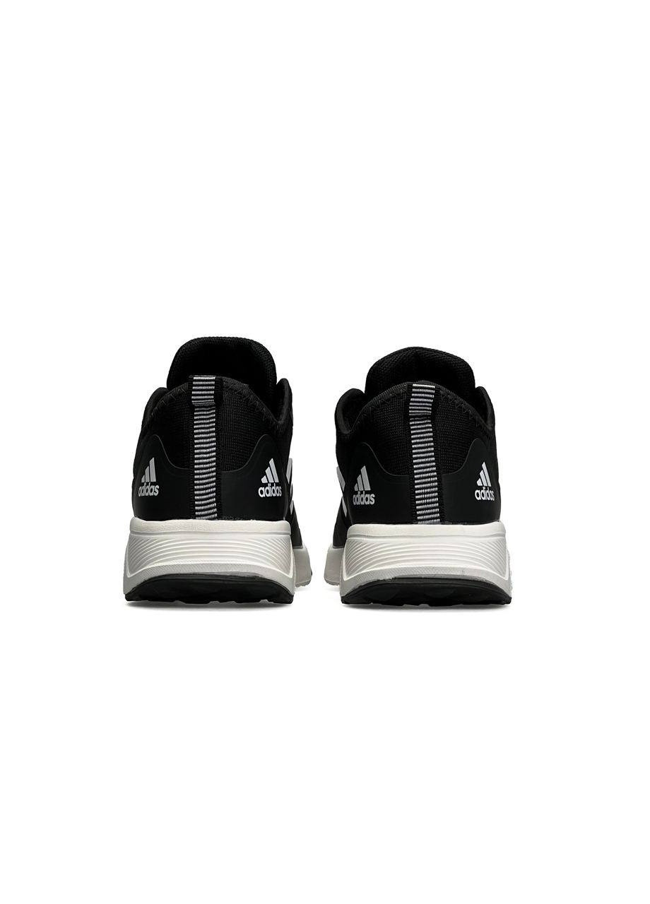 Черные демисезонные кросовки женские black white, вьетнам adidas Alphabounce Cloudfoam