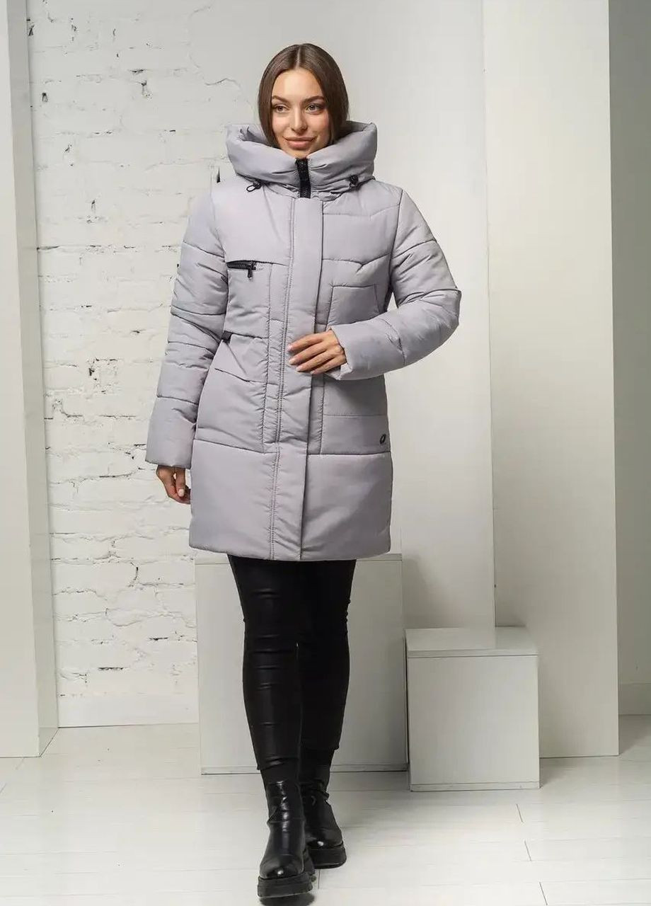 Бежевая зимняя зимняя женская куртка SK