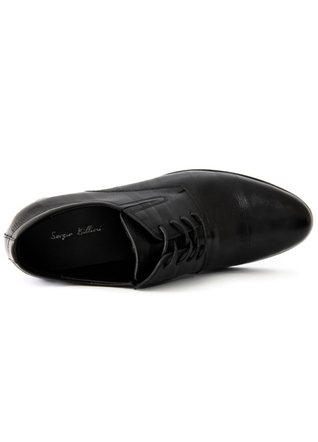 Черные вечерние туфли мужские бренда 9402136_(1) Sergio Billini на шнурках