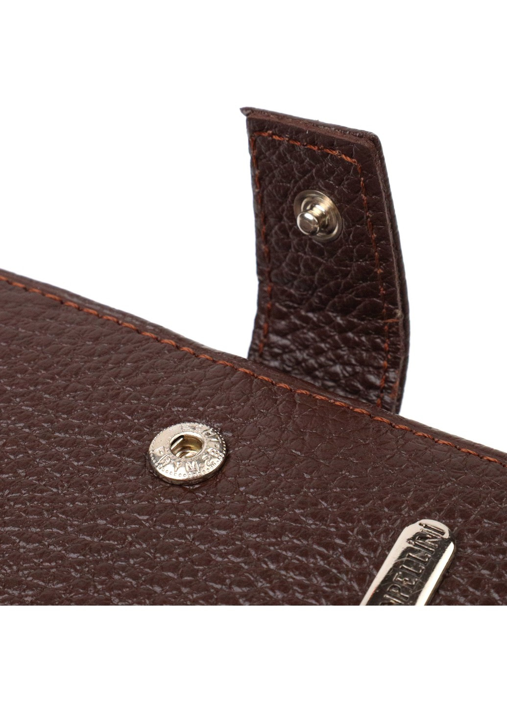 Практичний горизонтальний гаманець для чоловіків із натуральної шкіри флотар 21886 Коричневий Canpellini (259829938)