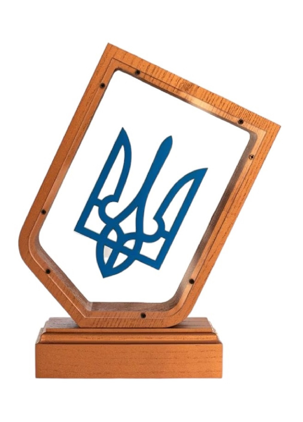 Дерев'яна скарбничка шкатулка сувенір для грошей з українським національним гербом 26х20х4 см (475816-Prob) Unbranded (271813770)