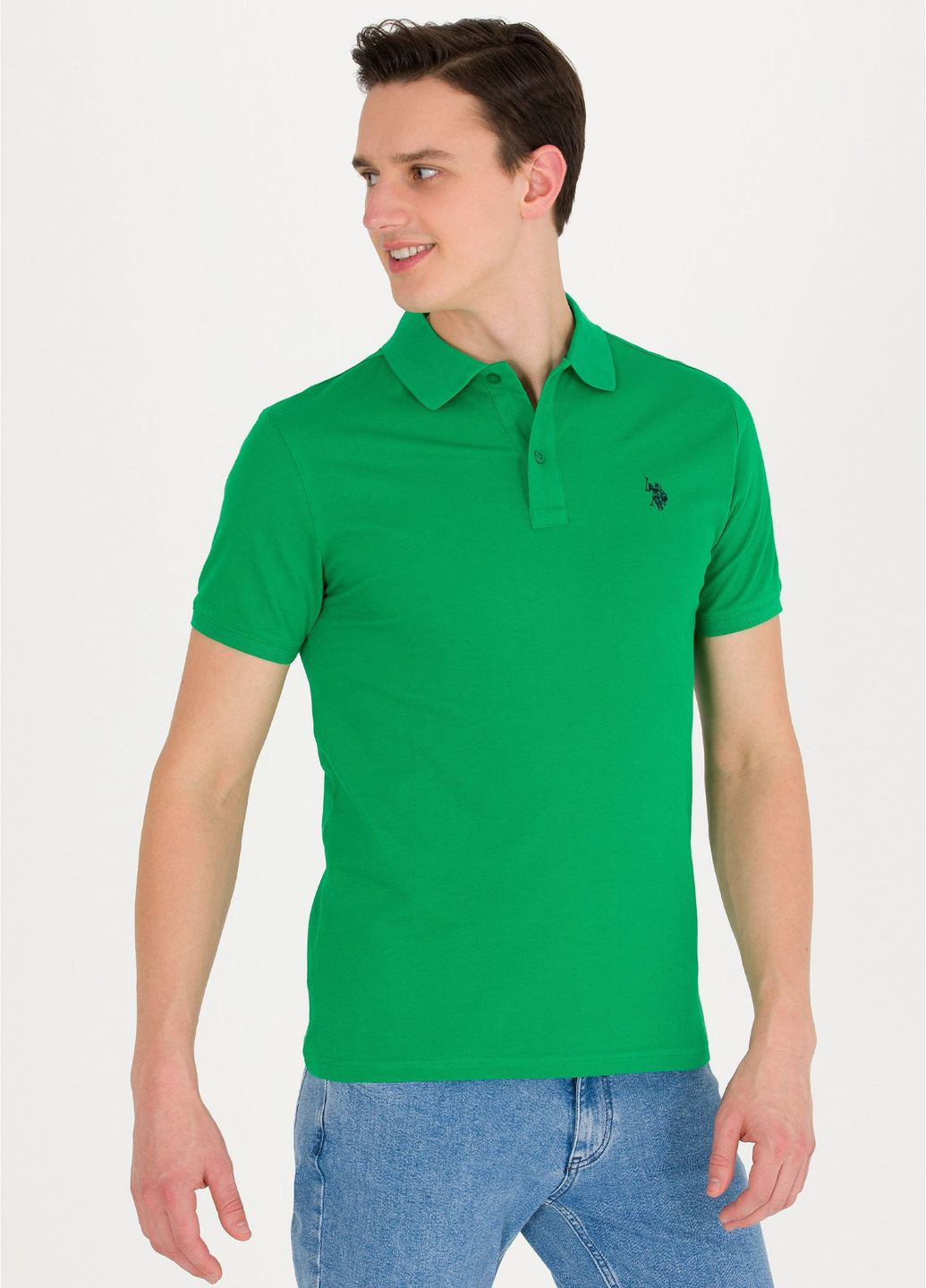 Зелена футболка u.s/ polo assn. чоловіча U.S. Polo Assn.