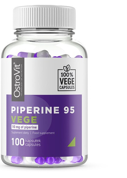 Экстракт плодов черного перца Piperine 95 VEGE 100caps Ostrovit (258186855)