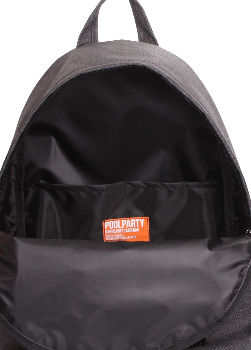 Мужской текстильный рюкзак backpack-graphite PoolParty (262892078)